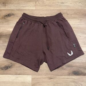 ASRV Men's Fleece Sweat Shorts Brown Size Small DSG-0518